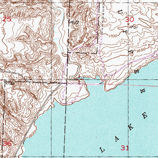 Topographic Map of Mackobee Coulee, ND