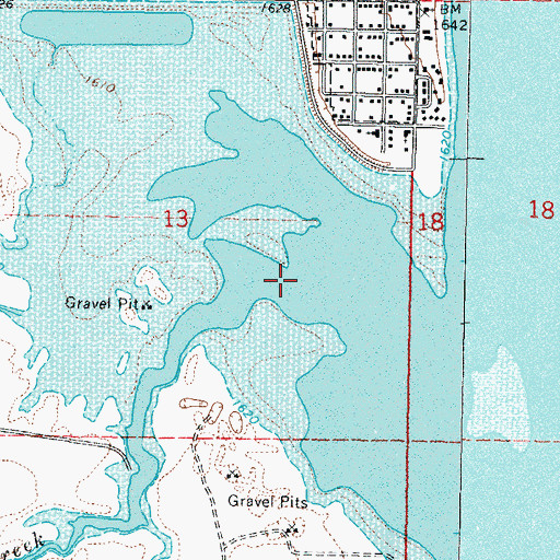 Topographic Map of Onemile Creek, ND