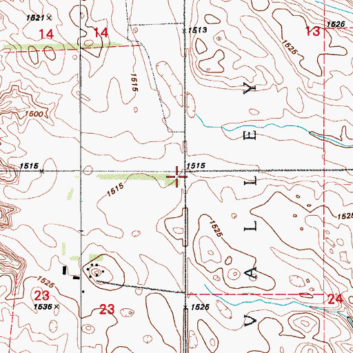 Topographic Map of School Number 2, ND