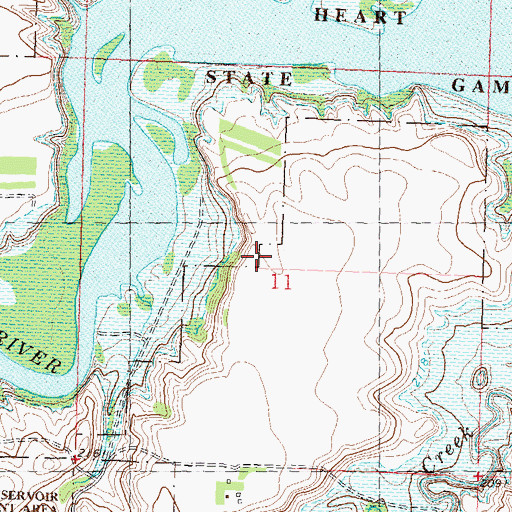 Topographic Map of School Number 2, ND
