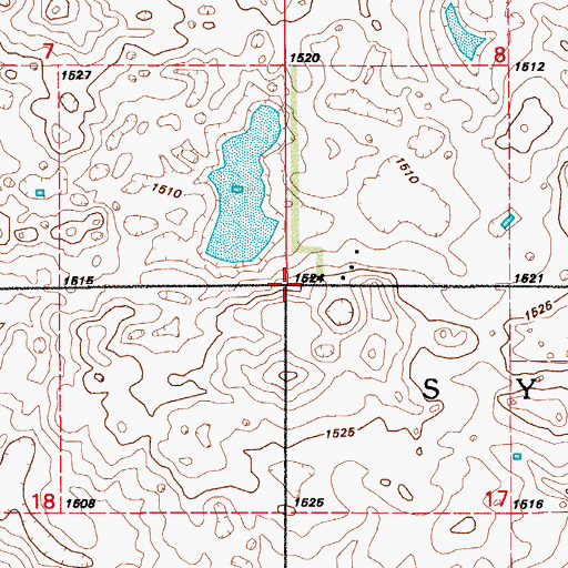 Topographic Map of School Number 2, ND