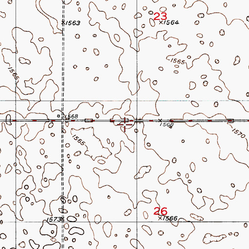 Topographic Map of School Number 2, ND