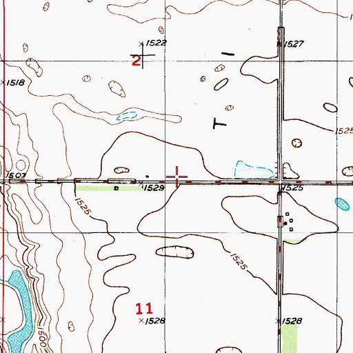 Topographic Map of School Number 2, ND