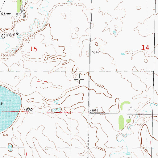 Topographic Map of School Number 2, ND