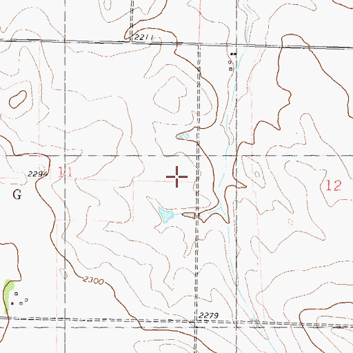 Topographic Map of School Number 4, ND