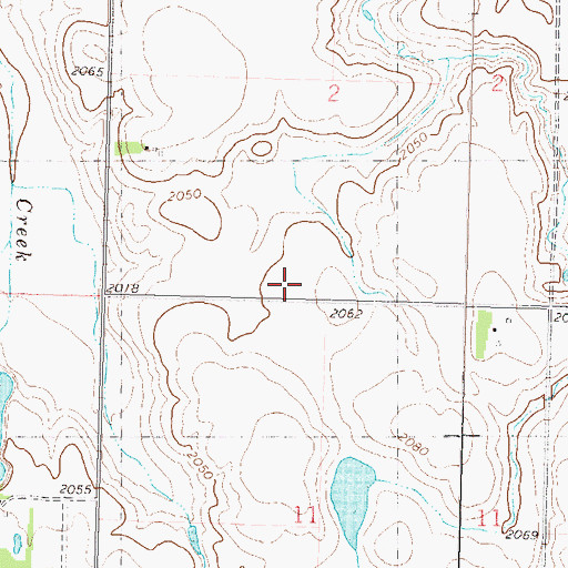 Topographic Map of School Number 4, ND