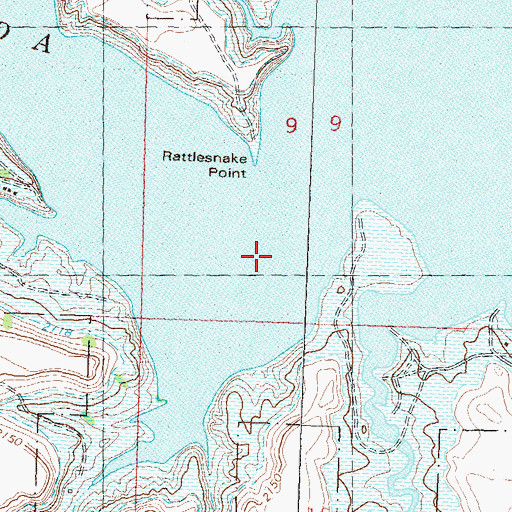 Topographic Map of Swamp Creek, ND