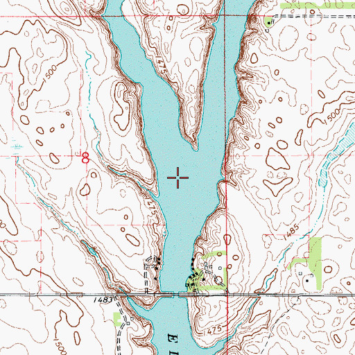 Topographic Map of Webber Gulch, SD