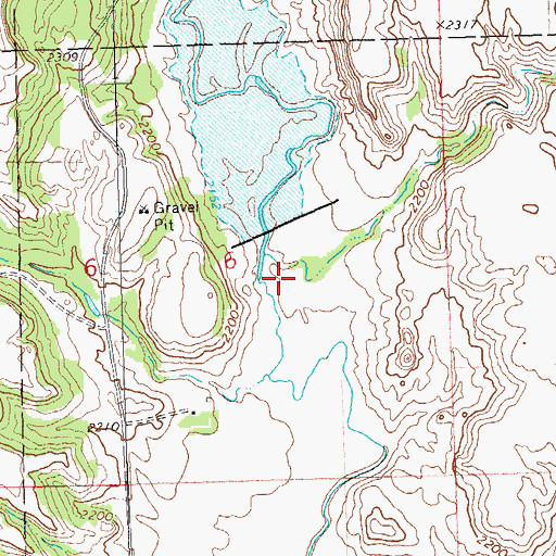 Topographic Map of White Earth Dam, ND