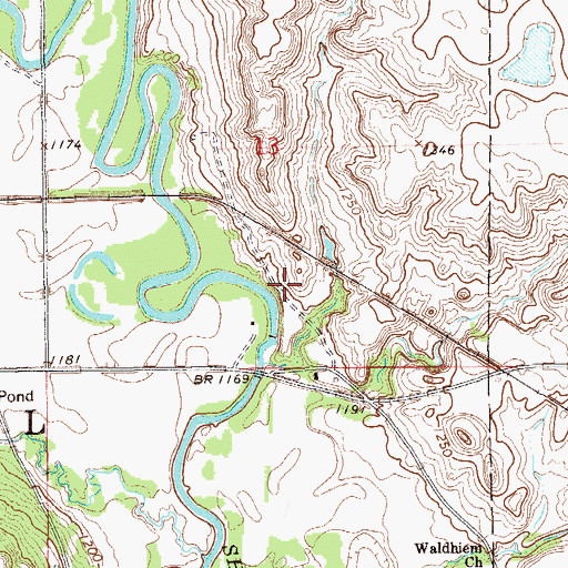 Topographic Map of Kathryn Dam, ND