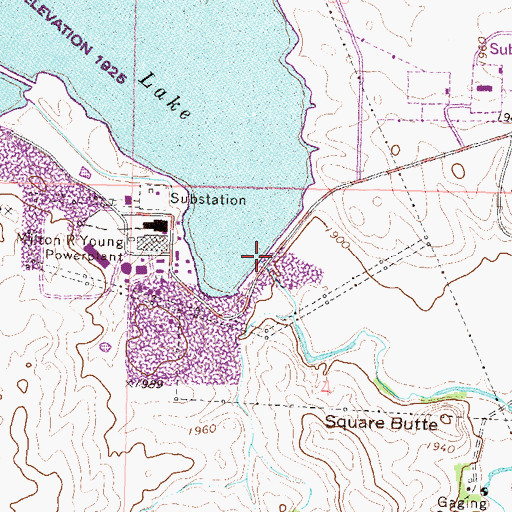 Topographic Map of Nelson Lake Dam, ND