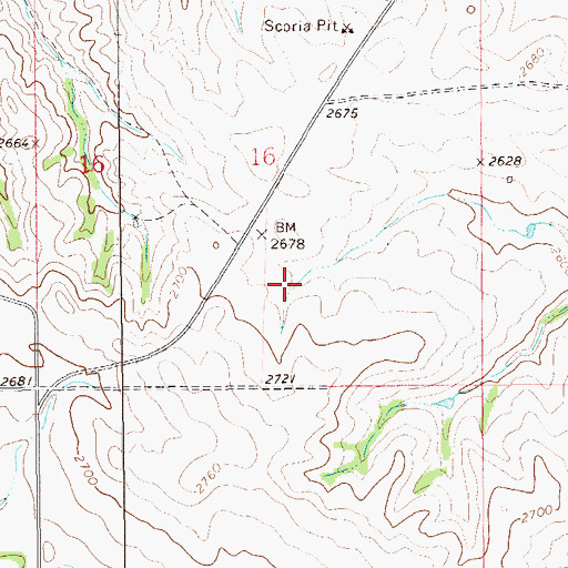 Topographic Map of Metcalf Dam, ND