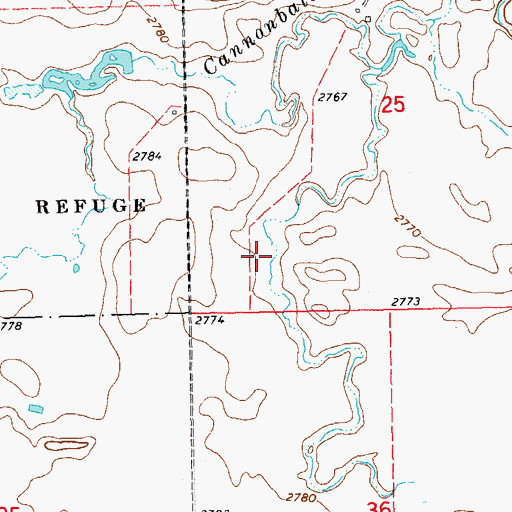 Topographic Map of White Lake, ND