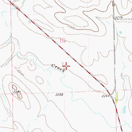 Topographic Map of Dunn County Weydahl Field, ND