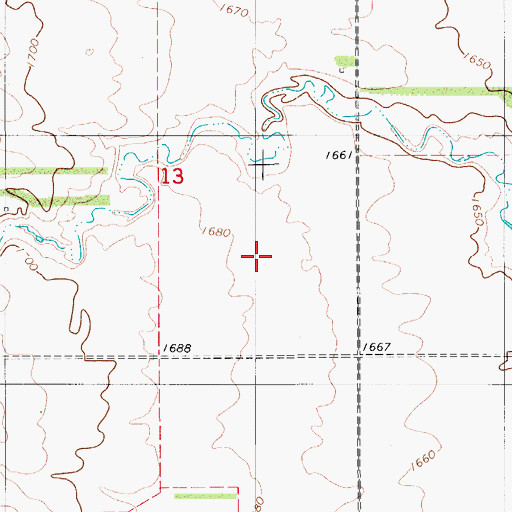 Topographic Map of Kulm-Edgeley Dam, ND