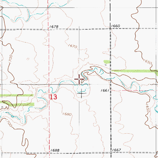 Topographic Map of Jolin Dam, ND