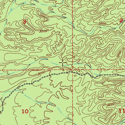Topographic Map of Road Canyon, AZ