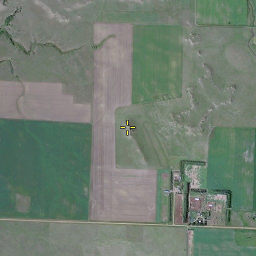 Aerial/Satellite Image of Devils Butte, ND