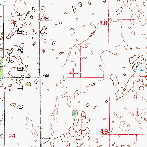Topographic Map of Griggs County, ND