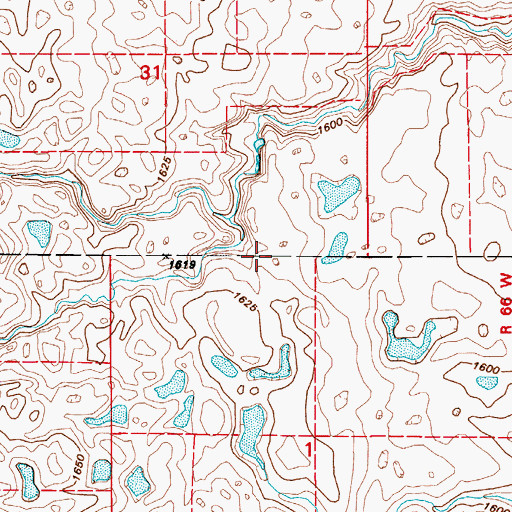 Topographic Map of Stutsman County, ND
