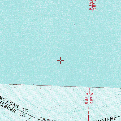 Topographic Map of Little Bason Island (historical), ND