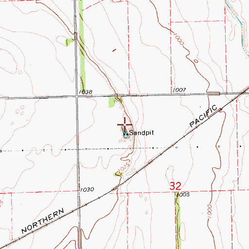 Topographic Map of Emden (historical), ND