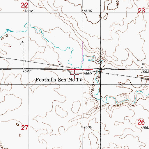 Topographic Map of Pipestem Valley Town Hall, ND