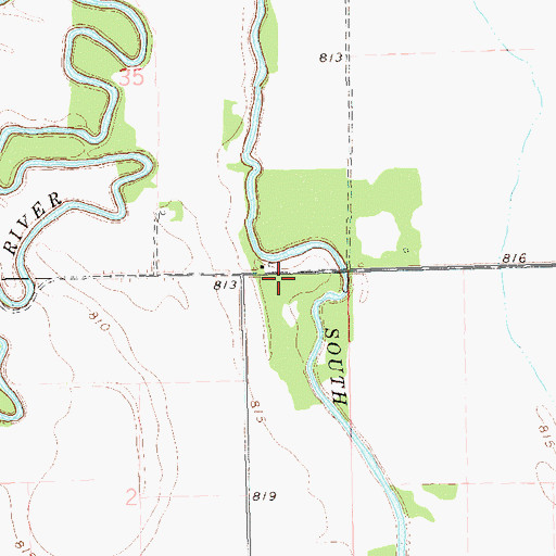 Topographic Map of Turtle River (historical), ND