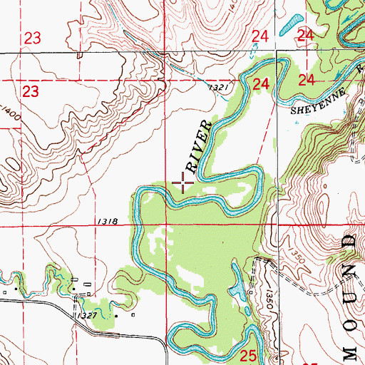Topographic Map of Ottawa (historical), ND