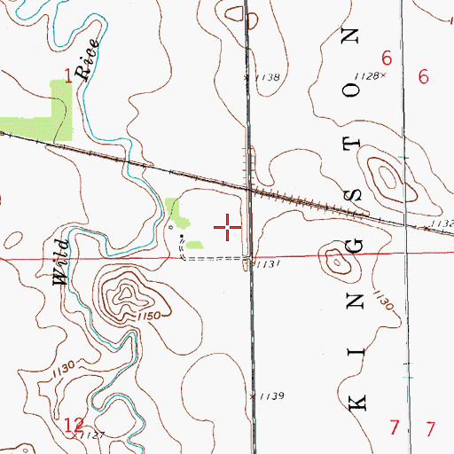 Topographic Map of Ransom City (historical), ND