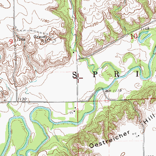 Topographic Map of Griswold (historical), ND