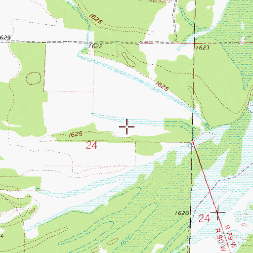 Topographic Map of Kimball Bottom, ND