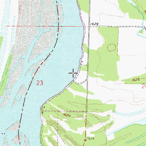 Topographic Map of Kimball Recreation Area, ND