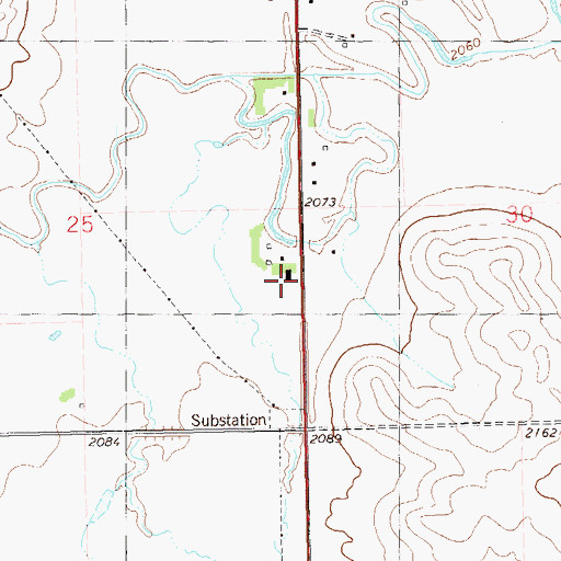 Topographic Map of McKenzie Ranger Station, ND
