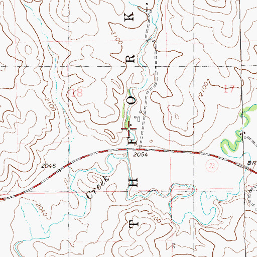 Topographic Map of H F Gierke III Ranch, ND