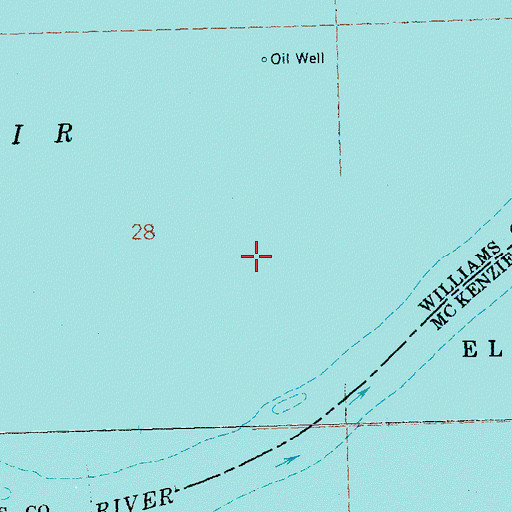 Topographic Map of Strawberry Island (historical), ND