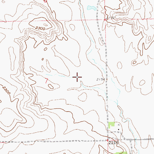 Topographic Map of McKenzie County, ND