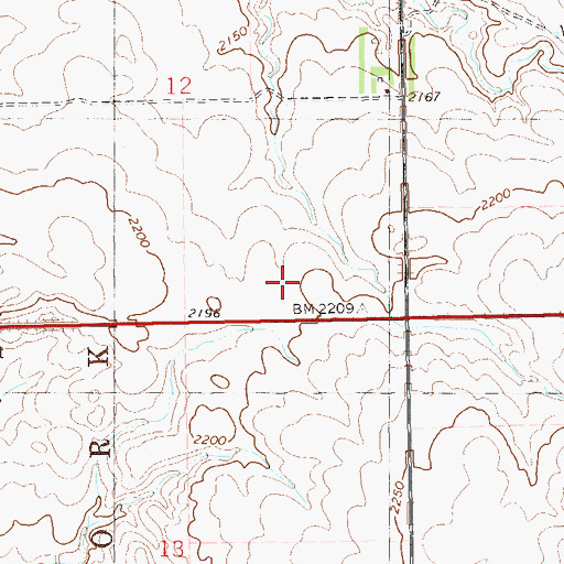 Topographic Map of Williams County, ND