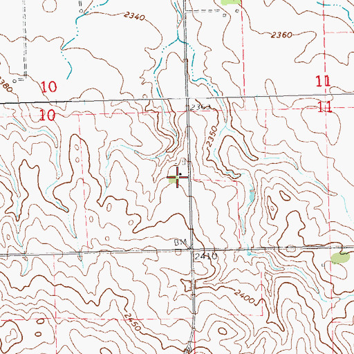 Topographic Map of A Brenna Ranch, ND