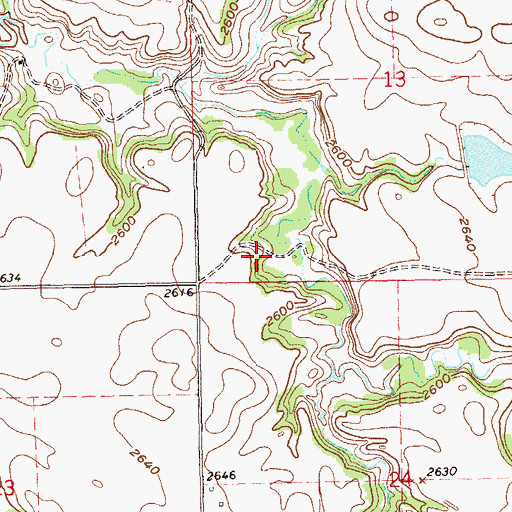 Topographic Map of Whitetail Picnic Area, ND
