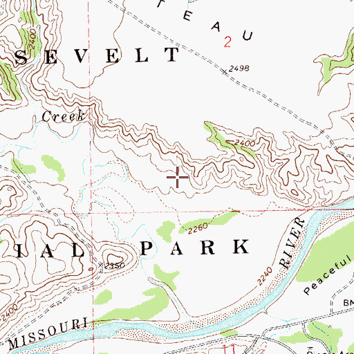 Topographic Map of Ekblom Spring, ND