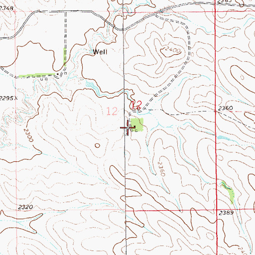 Topographic Map of C Madison Ranch, ND