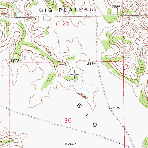 Topographic Map of Wannagan Seeps, ND