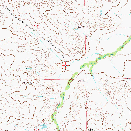 Topographic Map of Kupper Headquarter Water Well, ND