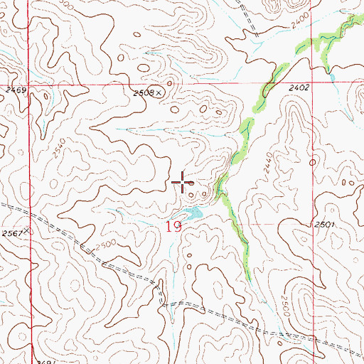 Topographic Map of Kupper Headquarter Water Well, ND