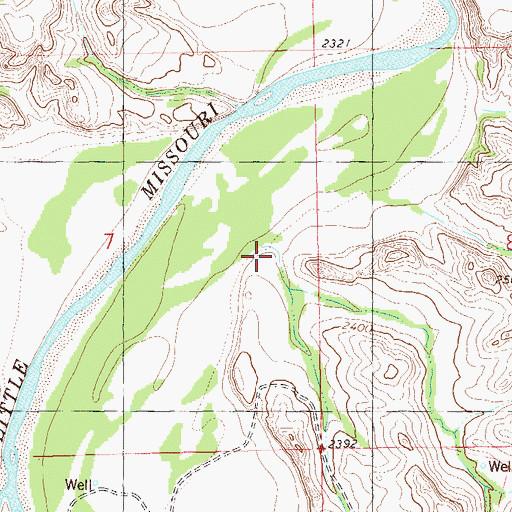 Topographic Map of Tepee Creek, ND
