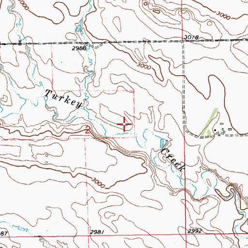 Topographic Map of Bowman County, ND