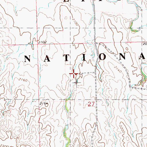 Topographic Map of H Stole Ranch, ND
