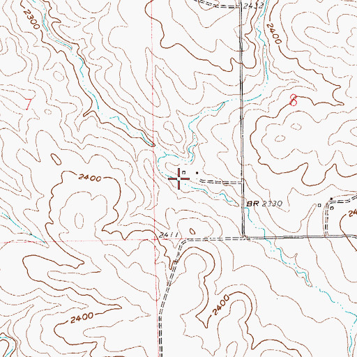Topographic Map of C Christianson Ranch, ND