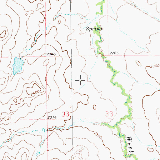 Topographic Map of O Haugen Ranch, ND